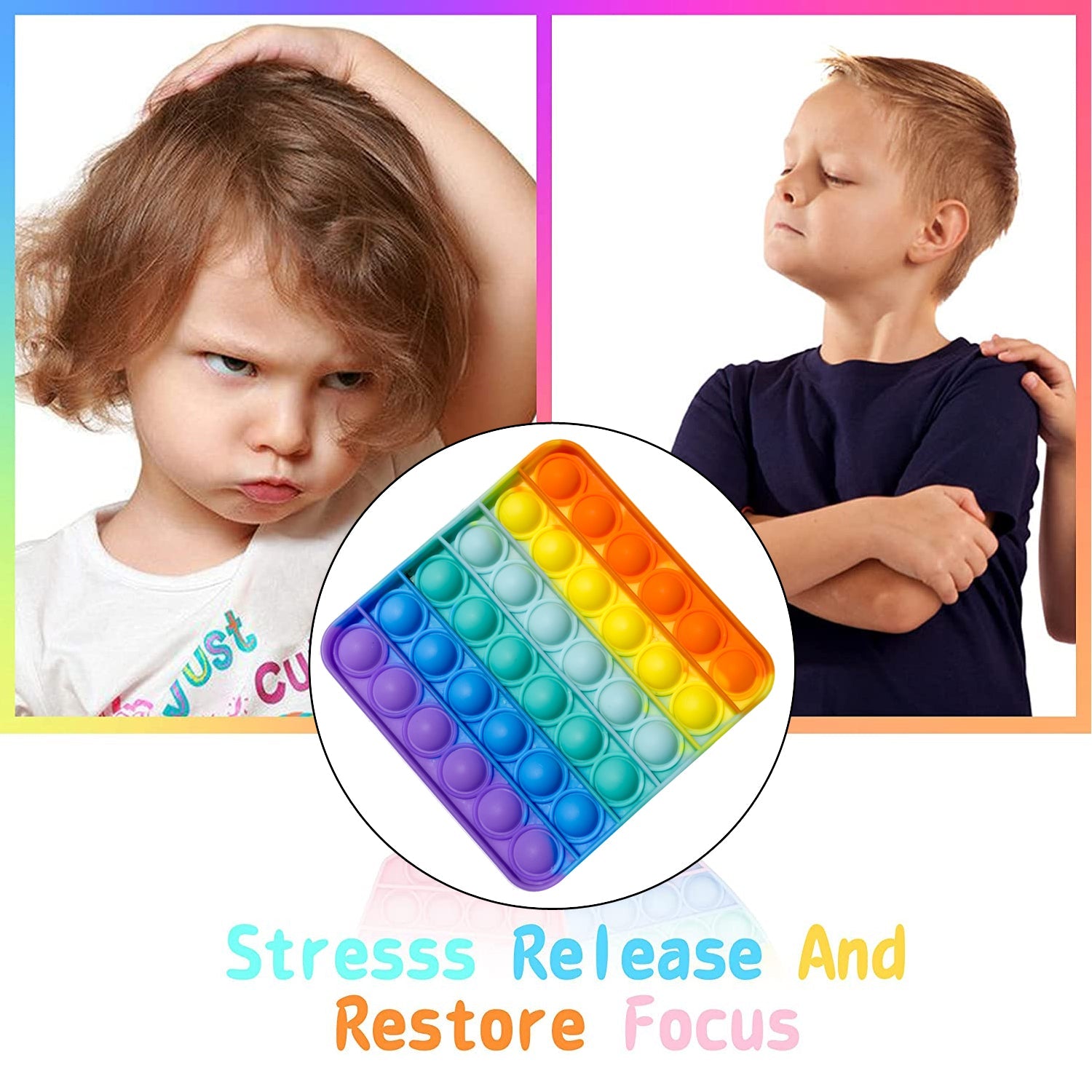 4478 Square Popit Toy Special Needs Silicone Stress Relief Toy For Kids & Adult All Use Toy DeoDap 4478 Square Popit Toy Special Needs Silicone Stress Relief Toy For Kids & Adult All Use Toy DeoDap